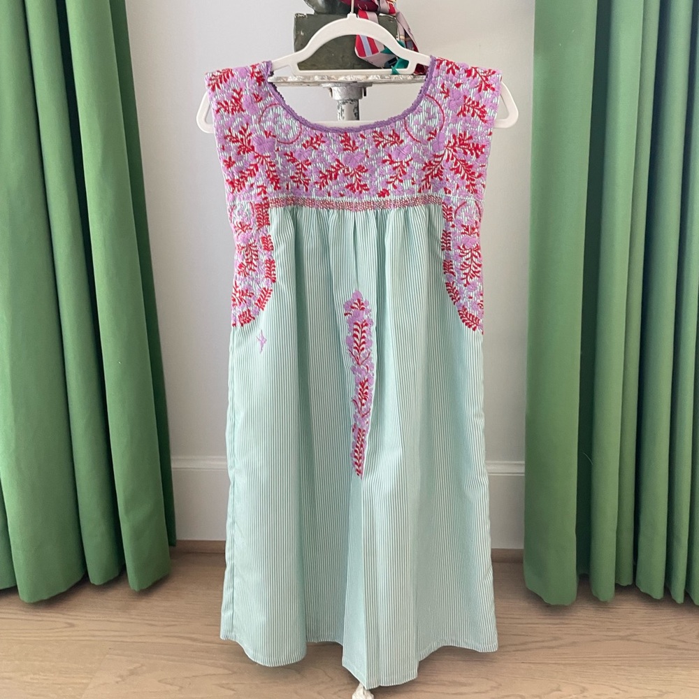 Mi Golondrina Flores Dress XS